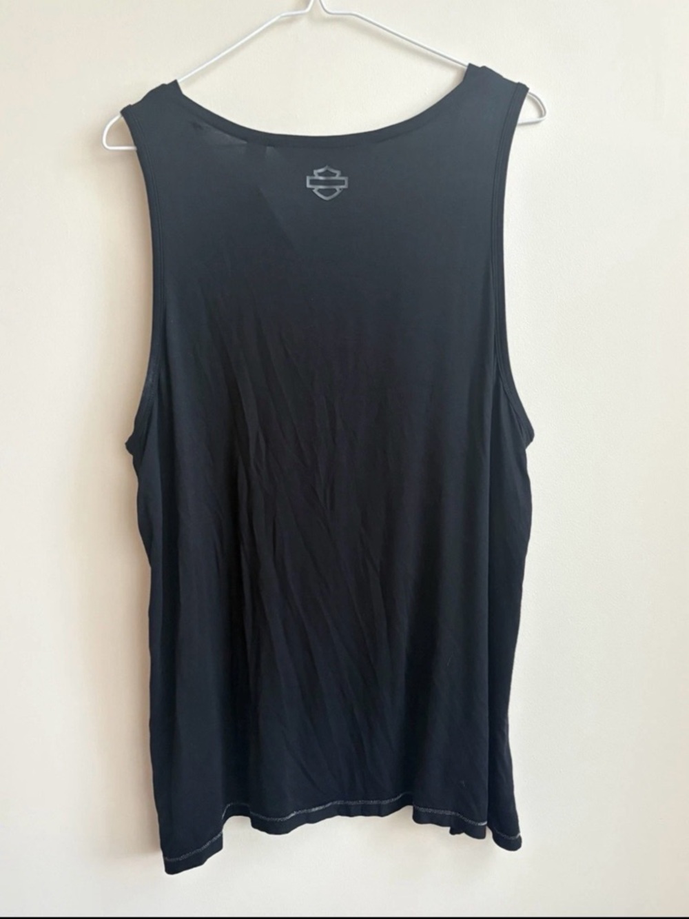 Harley-Davidson Black Sleeveless Eagle Graphic Tank Top - Picture 2 of 2